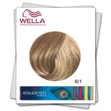 Vopsea Permanenta - Wella Professionals Koleston Perfect nuanta 8/1 blond deschis cenusiu 